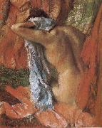 Edgar Degas bathing lady oil painting picture wholesale